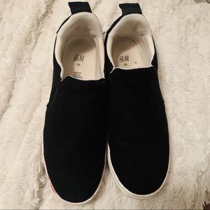 H&M Black Slip ons